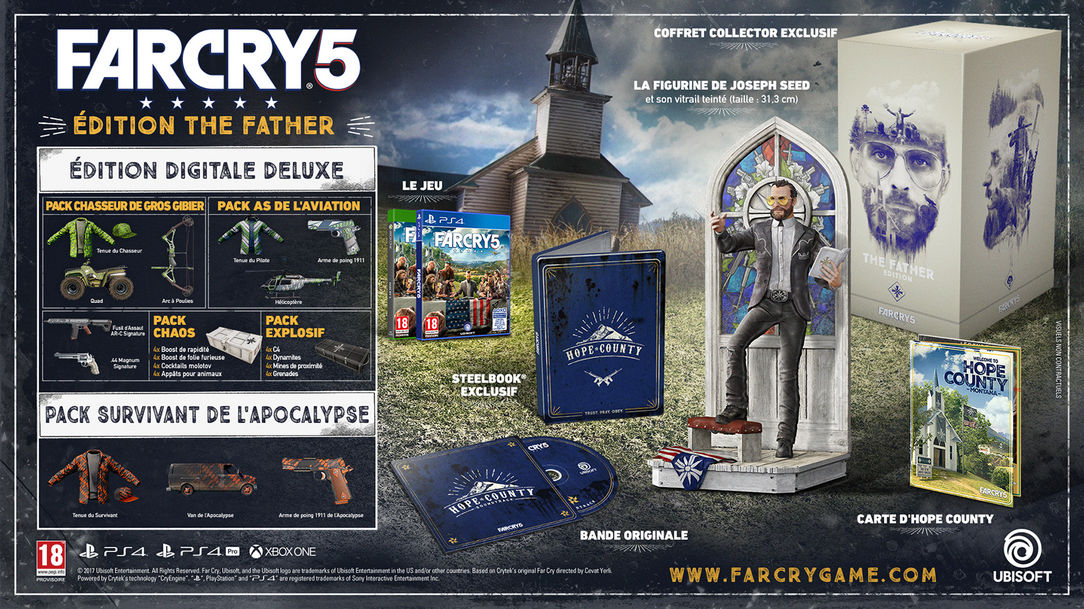 Les éditions de Far Cry 5