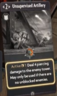 Unsupervised Artillery