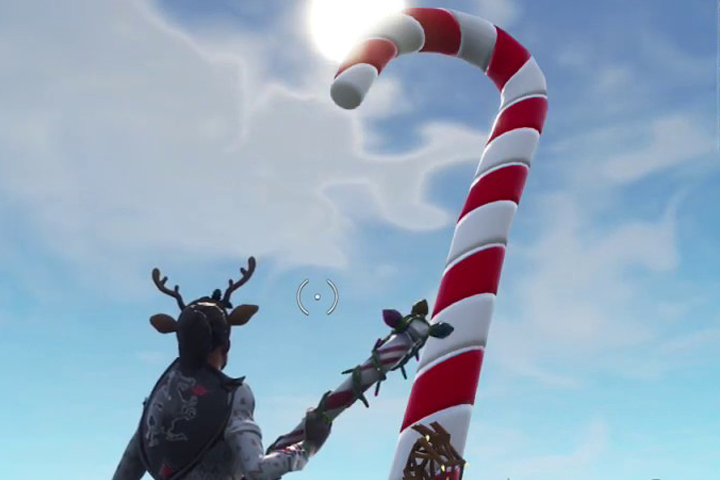 Fortnite : Visiter les sucres d'orge géants, défi 14 jours Fortnite