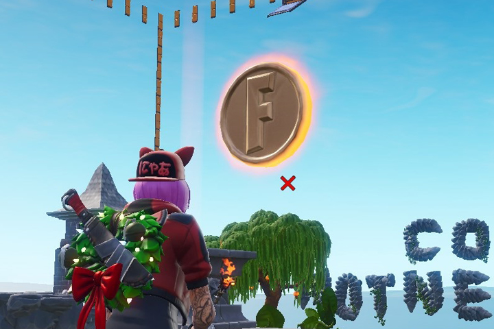 Fortnite : Collecter des pièces dans des îles à la Une du mode Créatif, défis de l'Ultime effort