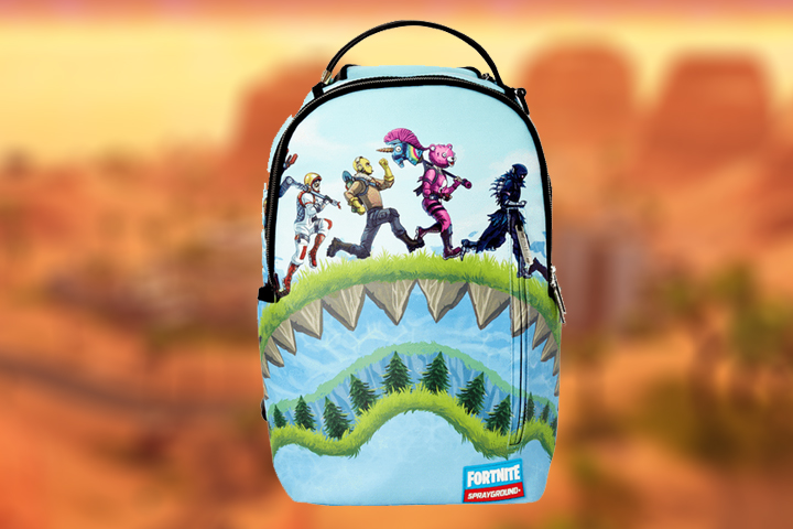 Fortnite : Sharky Shrubs, nouvelle ville de la saison 8 leak par Sprayground et le sac Fortnite Shark Royale