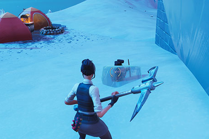 Fortnite : Trouver des nains de jardin glacés, défi semaine 6