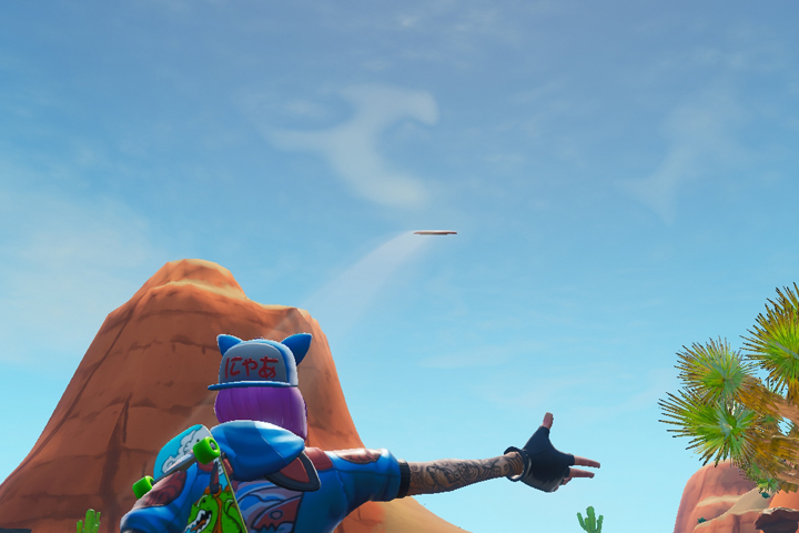 Fortnite : Lancer le Disque Volant et rattraper le avant qu'il ne touche le sol, défi semaine 3 saison 9