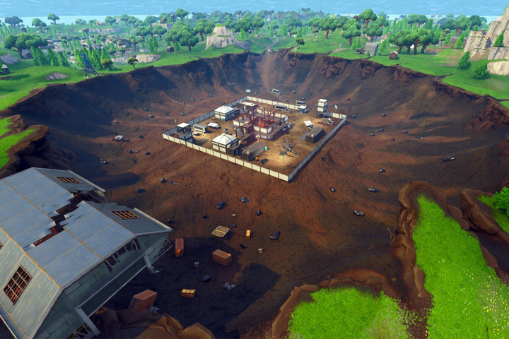 Fortnite : Dusty Divot va devenir un site de fouille, leak patch 8.20