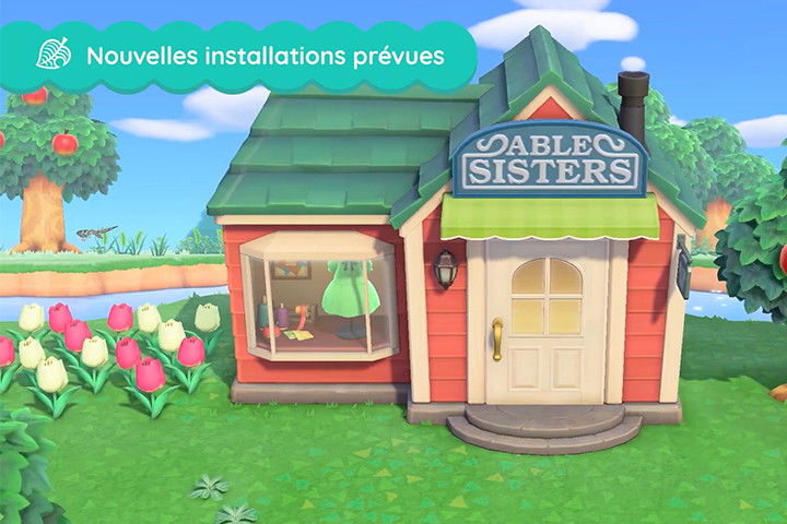 Animal Crossing New Horizons : Bureau des résidents, aéroport, boutique, musée, tous les bâtiments disponibles