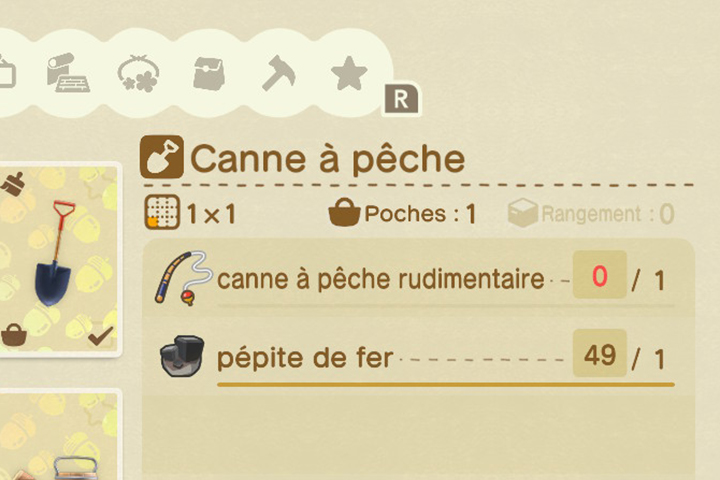 Animal Crossing New Horizons : Canne à pêche, comment avoir le plan de bricolage ?