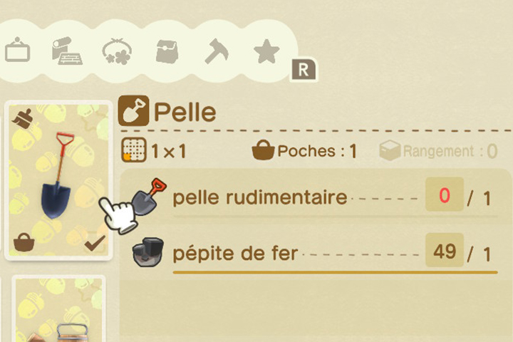 Animal Crossing New Horizons : Pelle, comment avoir le plan de bricolage ?