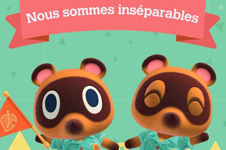 Animal Crossing New Horizons : Saint-Valentin, des cartes à imprimer