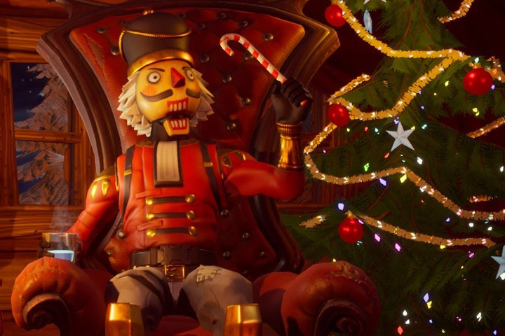 Fortnite Noël : Chalet de la Fête hivernale, chaussettes, cadeaux et cheminée, présentation et découverte du lieu