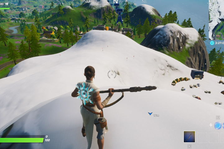 Fortnite : Danser au sommet du mont H7, du mont F8 et du mont Kay, défis Camaïeu vs Allure