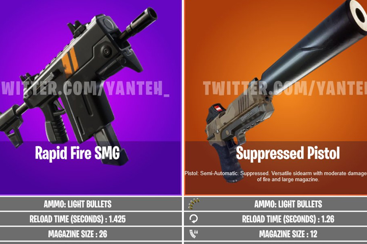 Fortnite : Nouvelles armes et jetpack au patch 12.20