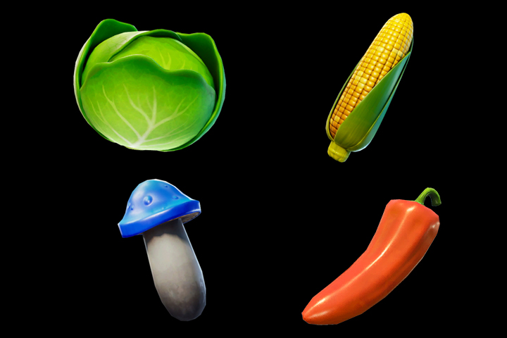 Choux, maïs, piment, nouveaux consommables en saison 3 de Fortnite