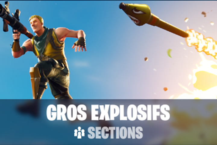 Fortnite : Gros explosifs, retour du mode à durée limitée