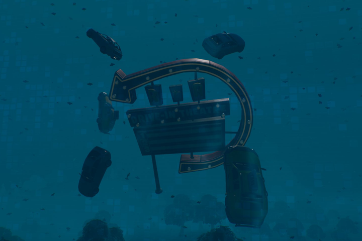 La map de Fortnite n'est pas inondée suite à l'événement pour la saison 3