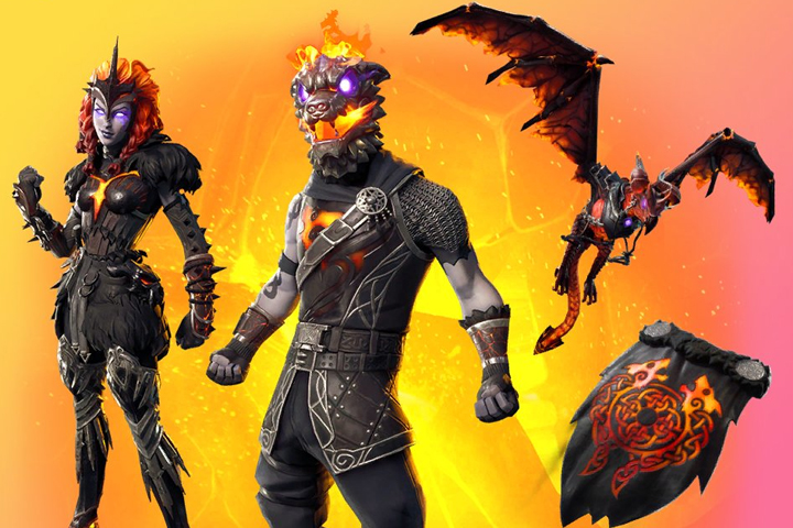 Fortnite : Pack Légendes Ardentes, les skins font bientôt leur retour
