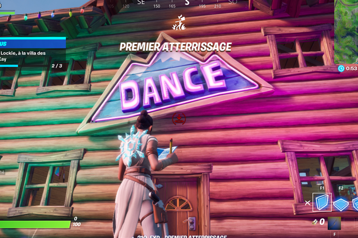 Fortnite : Atterrir au Phare de Lockie, à la villa des skieurs, et au mont Kay, défi semaine 1 saison 2