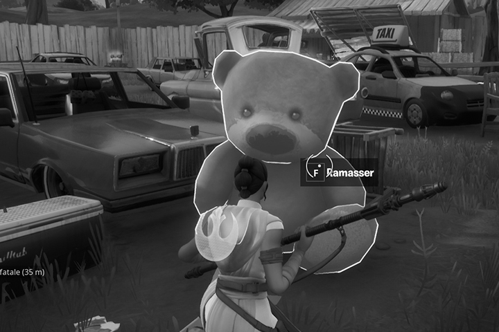 Fortnite : Bug et défi annulé, porter un ours en peluche rose géant