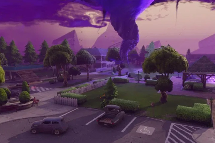 Fortnite : Visiter le centre d'un cercle de tempête, défi Course tempétueuse, guide pour le réaliser