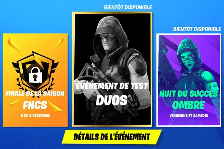 Fortnite : Duos, événement de test, retour du format en compétition ?