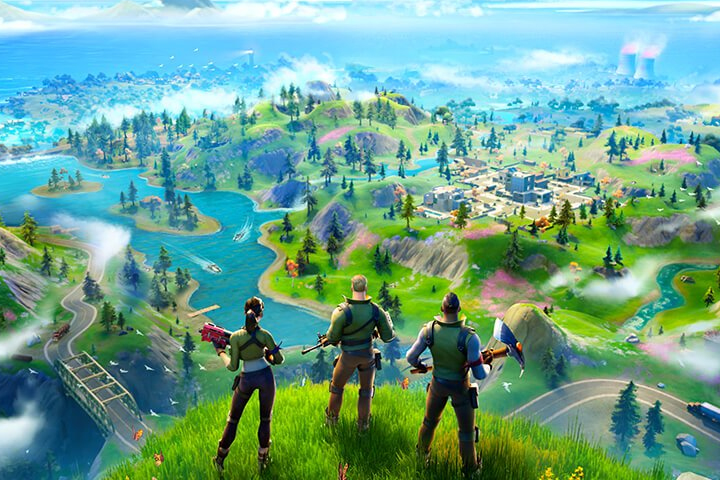 Fortnite : Trouver le F caché dans l'écran de chargement Nouveau monde, Défis Chapitre 2, Saison 1