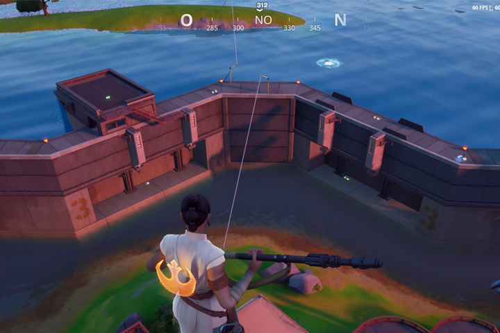 Fortnite : Utiliser plusieurs tyroliennes à l'Autorité, défi semaine 2 saison 3