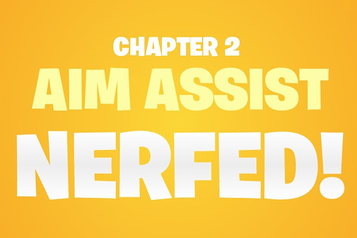 Nerf de l'aim assist sur Fortnite, quels changements ont été apportés ?