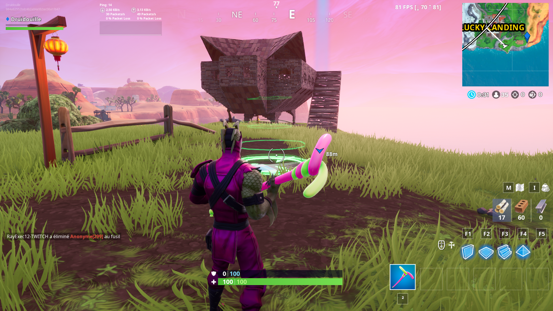 fortnite-défis-cible-bouteille-cochon