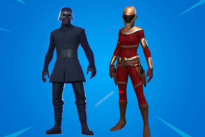 Fortnite x Star Wars : Kylo Ren et Zorii Bliss, les skins ont fuité