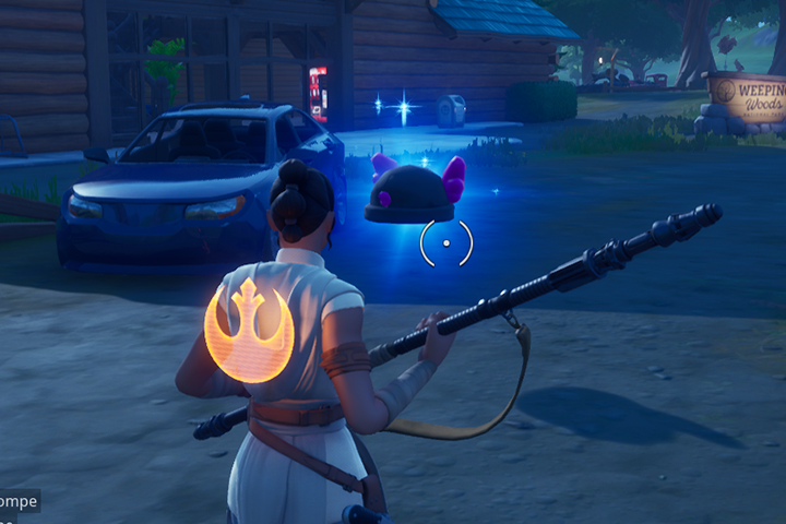 Fortnite : Trouver l'Ollie de l'ombre et du Fantôme à Weeping Woods et Frenzy Farm, défi de Skye