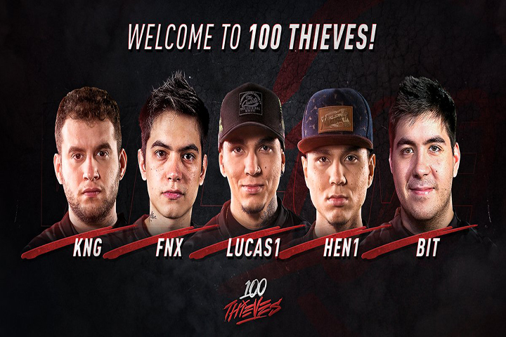 CSGO : 100 Thieves recrute les anciens joueurs d'Immortals