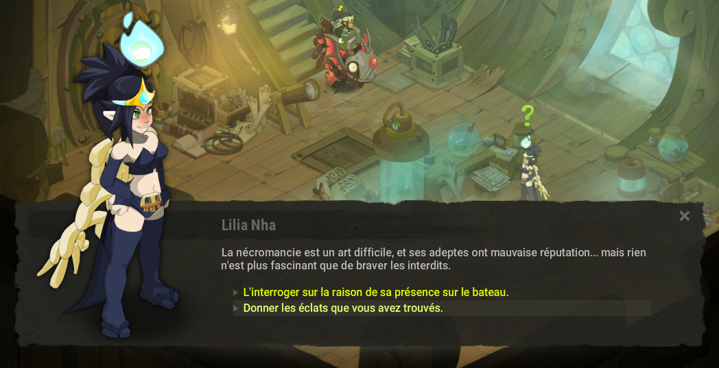 Quête « La quête sous l'eau »