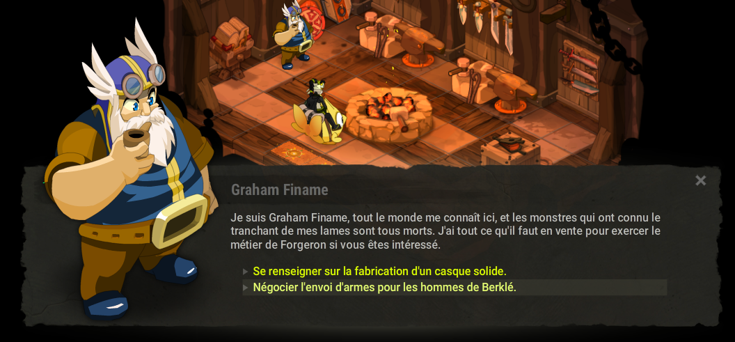 Quête « Battre le fer tant qu'il est chaud »