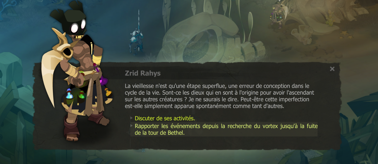 Quête « Toucher le fond »