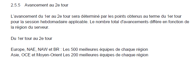 L'étape 2 reportée à demain