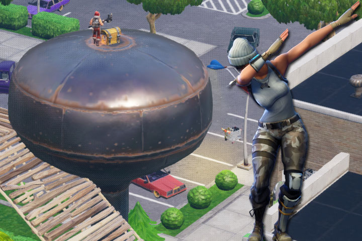 Fortnite : Danser sur le toit d'un château d'eau, défi semaine 5 saison 7