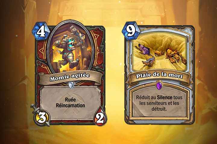 Hearthstone : Réincarnation et Plaies, nouvelles mécaniques de l'extension Les Aventuriers d'Uldum