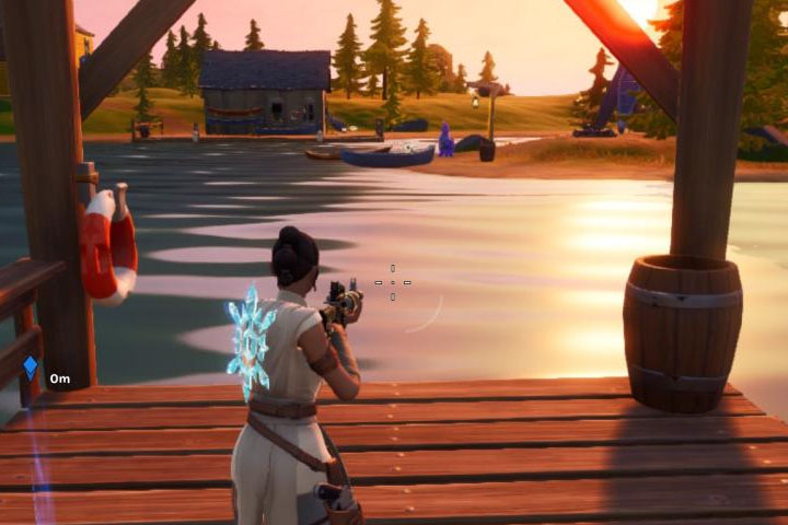 Fortnite : Attraper un poisson au lac des canoës, à Lazy Lake et à l'étang poissonneux, défis Camaïeu vs Allure