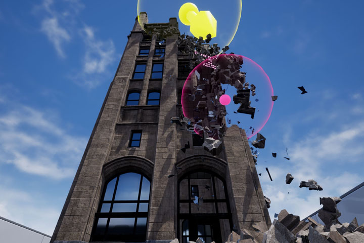 Fortnite : Chaos de l'Unreal Engine, le nouveau moteur physique feraient exploser les constructions à la 11.50