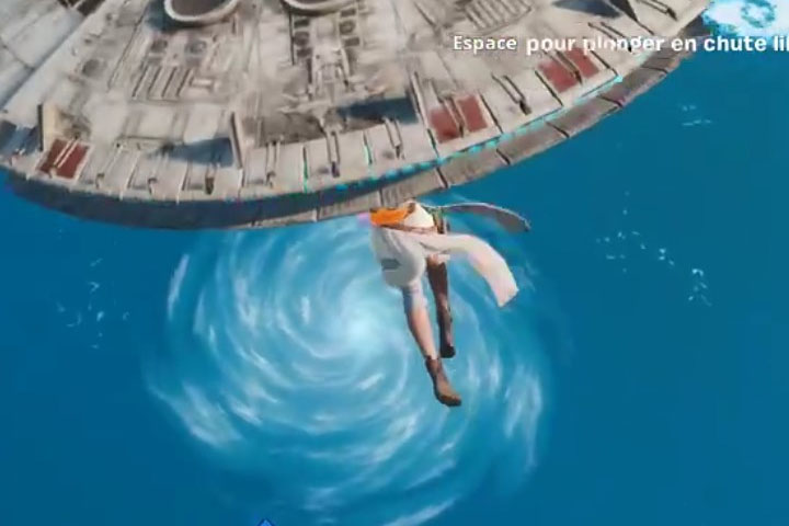 Fortnite : Utiliser un vortex à la Flottille, défi Aquaman