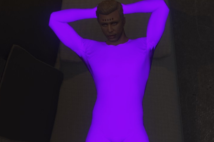 GTA 5 : Purple Gang vs Green Gang, la mode des tenues martiennes d'alien en Online