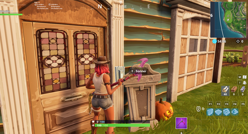 Défi : Sonner à une porte de maison