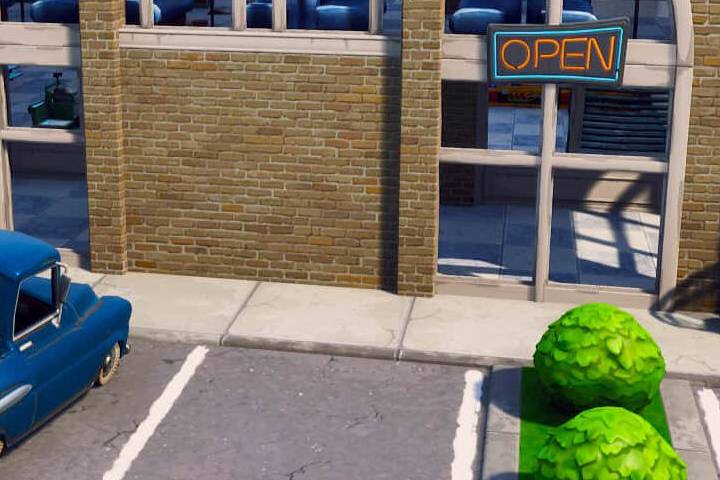 Fortnite : Visitez le signe NOMS à Retail Row, défi semaine 4 saison 7