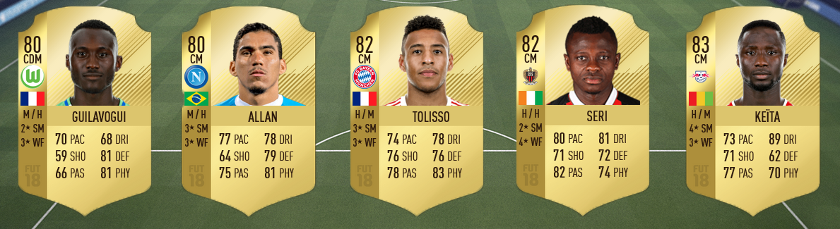 10 milieux de terrain OP et pas chers sur FUT