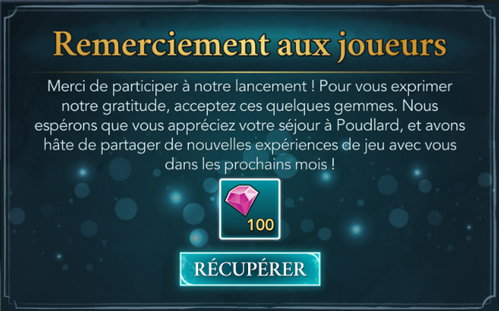 Des gemmes offertes !