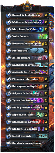 Deck Démoniste Zoo Contrôle