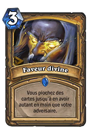Hearthstone Faveur Divine Panthéon