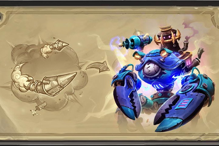 Hearthstone : Ascension des Méca, nouvelle légendaire dorée offerte TCH1C-TCH4C et buff de 18 cartes du Projet Armageboum