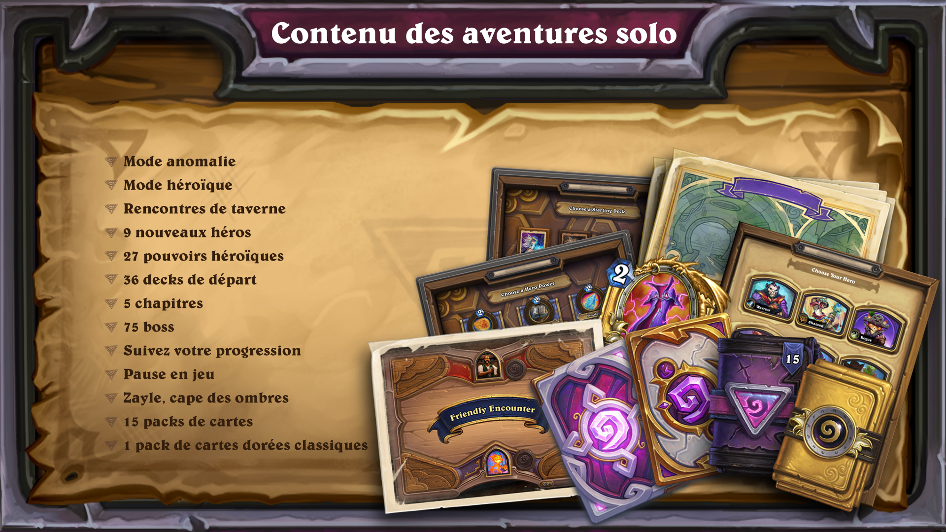 Hearthstone Récompenses Aventure