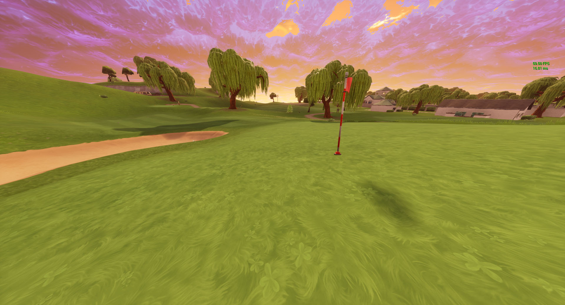 Défi : Frapper une balle de golf à différents trous