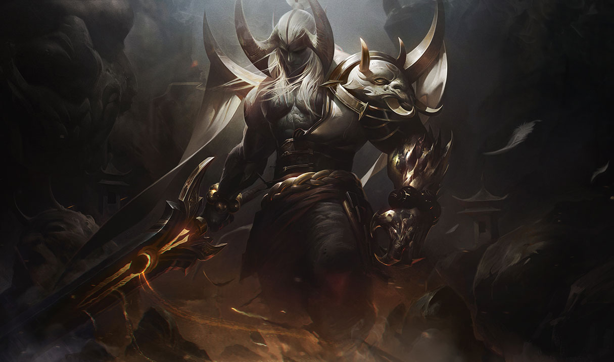 Aatrox Lune de Sang Prestige Skin LoL